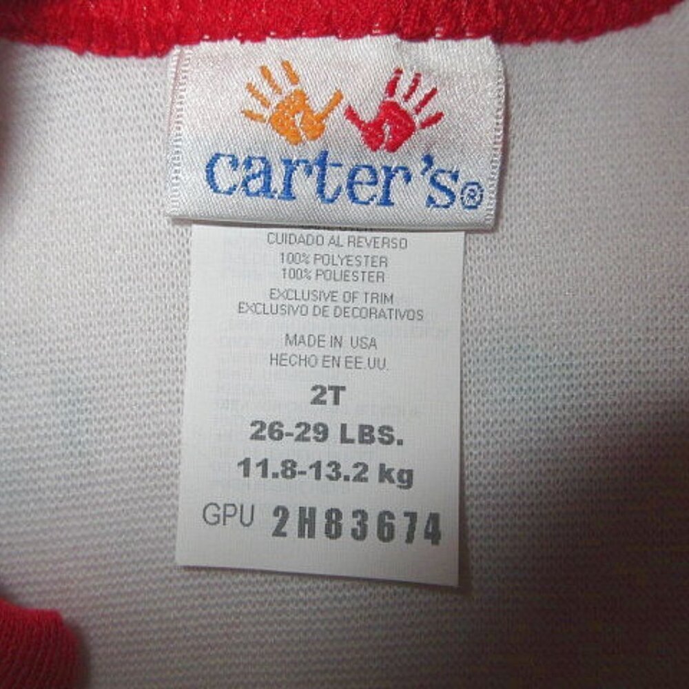 Vtg Carter's Baby Teddy Bears Footed Pajama Sleeper Size 2T Cozy Fleece NWT - Picture 5 of 11